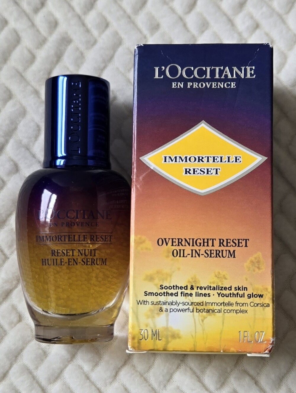 L'Occitane Age-Defying  Immortelle Overnight Reset Night Oil-In Serum - Picture 6 of 6